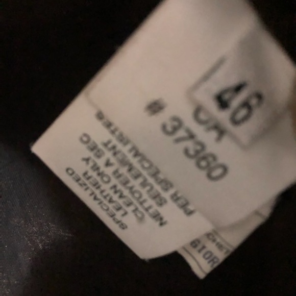 Giorgio Armani Collezoni Leather Blazer - Picture 3 of 6